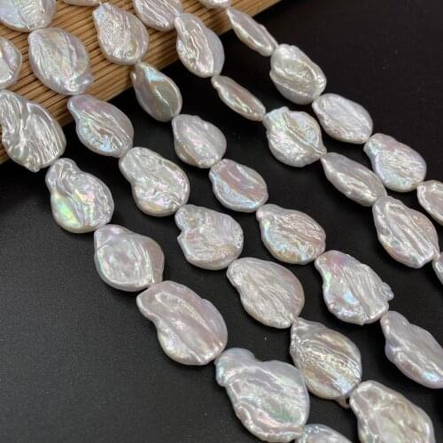Natural Freshwater Pearl Bead Irregular Shape Loose Bead for Women Charms Jewelry Making DIY Necklace Bracelet 14 inch
