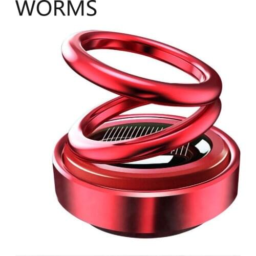 Double ring suspension rotary solar car interior decoration car accessories interior car decor