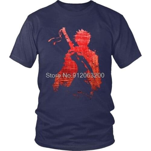 Tvoe Ichigo Kurosaki T-shirt Mens Fashion T Shirt Short Sleeve Cotton Shinigami Anime Bleach Tshirt Urban Tees Tops Streetwear