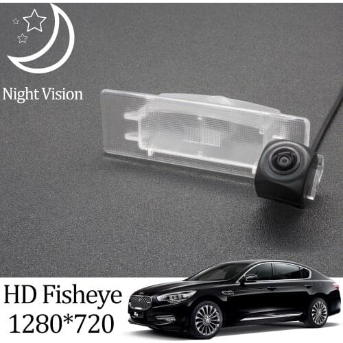 Owtosin HD 1280*720 Fisheye Rear View Camera For Kia K9/Quoris/K900 2013 2014 2015 2016 2017 2018 Car Backup Parking Accessories