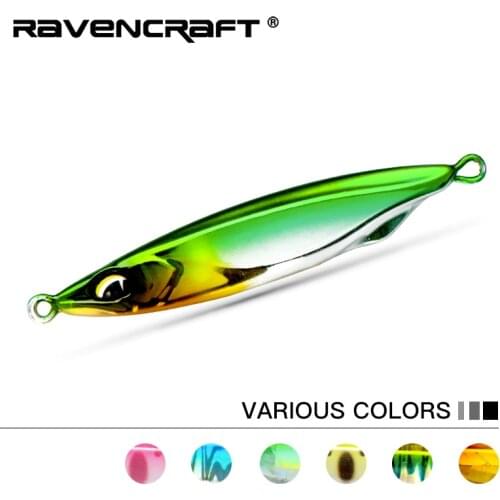 Ravencraft YAYUTIEBAN 52mm/16g 58mm/22g Metal Jigging Lure Simulation Fish Long Casting Fishing Artificial Bait Jigbait
