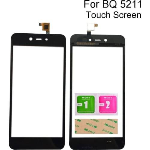 Touch Screen For BQ BQS-5211 BQS 5211 5211 Strike 2018 BQ 5211 BQ-5211 Touch Screen Digitizer Lens Glass Mobile Tools Tape