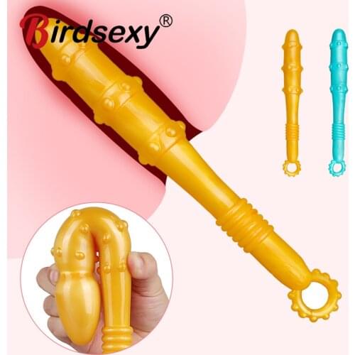 Super Long Silicone Big Anal Butt Plug Dilator Stretcher Homme Ananal Buttplug Dildo Vaginal Plugs Adult Sex Toys For Men Woman