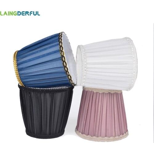 LAINGDERFUL Cloth Lampshade Chandelier Light Shade Lamp Shades for Table Lamps Modern Concise Lampshades Accessories