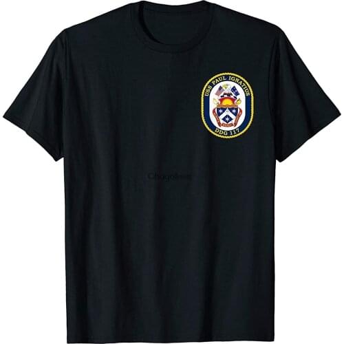 USS Paul Ignatius DDG-117 Navy Destroyer Military Patch T-Shirt