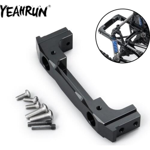 YEAHRUN Aluminum Alloy Rear Bumper Mount for 1/10 Axial SCX10 II 90046 RC Crawler Car Bumper Upgrade Parts