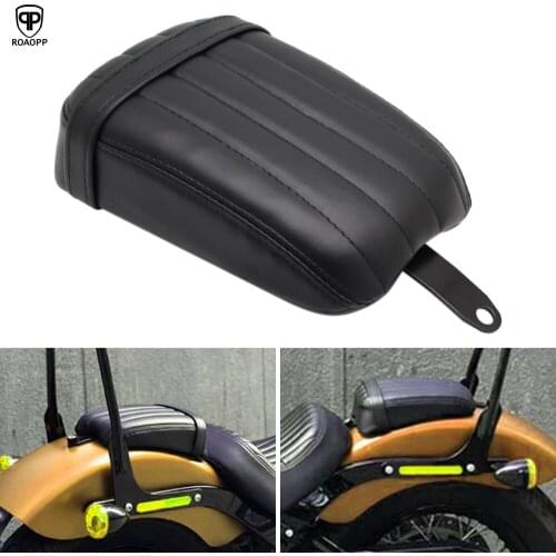 ROAOPP Rear Passenger Grid Seat With Standard Foot Bracket Footpegs For Harley Street Bob 2018-2020 FXBB