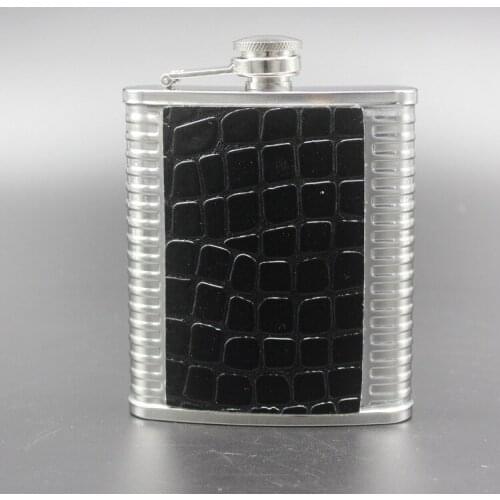 100pcs/lot Camping small flagon 7 oz stainless steel cylinder of men carry flagon bottle of low-priced foreign trade Outdoors