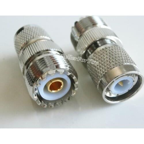 1Piece TNC Male Plug To UHF SO-239 Female Jack SO-239 Straight RF Connector Converter Adapter