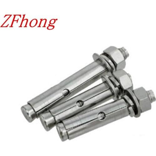 4pcs/lot m10x60/70/80/90/100/120 304 stainless steel expansion bolts expansion screws car repair expansion screw