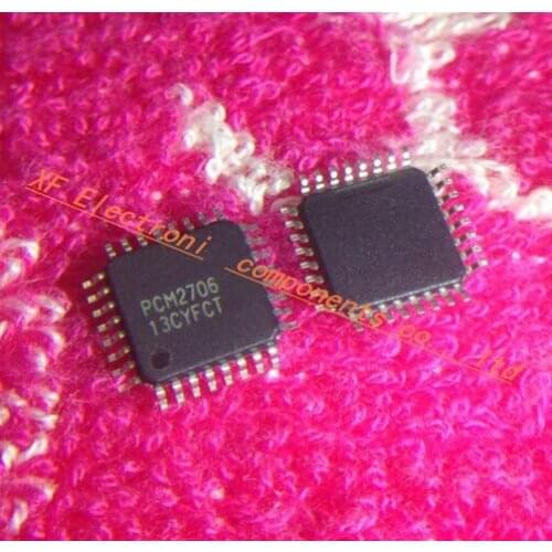 5pcs/lot PCM2706PJT PCM2706 STEREO AUD DAC W/USB 32-TQFP best quality