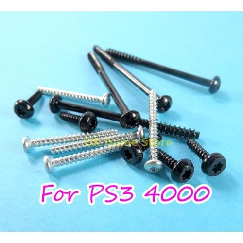 50sets/lot 14 in 1 Full Set Screws Repair Part For Playstation 3 PS3 Super Slim CECH-4000 Housing Shell screws for ps3 4000 4k