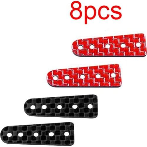 8Pcs MS Chassis Reinforcing Plate 1.5mm Carbon Fiber Connecting Plates Spare Parts 94882 For Tamiya MINI 4WD Car Model