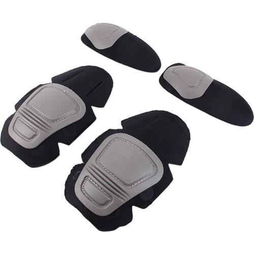 Airsoft Combat Uniform Tactical Knee&Elbow Protector Pad for Paintball Military Suit 2 Knee Pads&2 Elbow Pads Just for Frog Suit