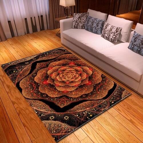 Dream Colour Flowers 3D Printing Large Carpets Romantic Girls Room decorate Rugs Kids Bedroom Beside Floor Mats Home Big Carpet
