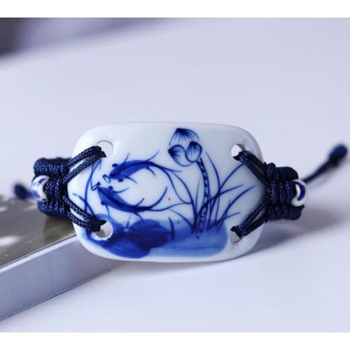 Multi-Style Handmade Ceramic Bracelets For Women Fashion Vintage Style Personality Woven Bracelet Jewelry Accessories