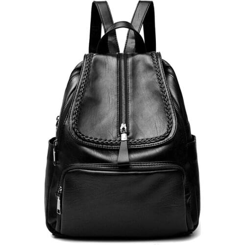 J.M.D Women's Black Backpacks