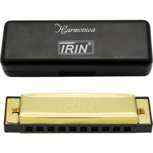 10 Holes Key of C Diatonic Harmonica Mouth Organ with Case for Beginner