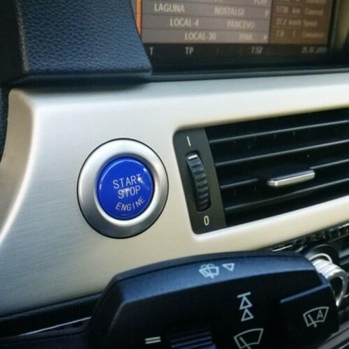 Car Engine START Button Replace Cover STOP Switch for BMW X1 X5 X6 E71 Z4 E89 3 5 Series E90 E91 E60 E87 Accessories Car Decor