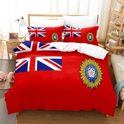 United Kingdom Flag Bedding Set Single Twin Full Queen King Size Europe America Developed Country UK Bed Set Kid Duvetcover Sets
