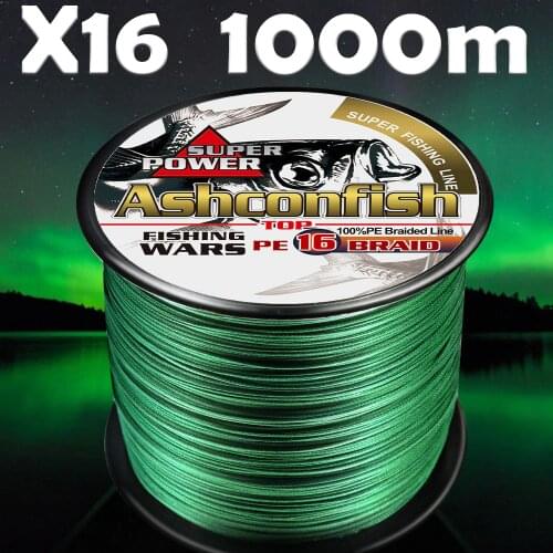 Hollowcore braided line fishing 1000M saltwater 20-500LB super japan multifilament pe fishing cord heavy strength 0.16mm-2.0mm