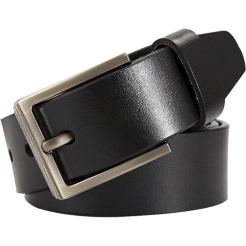 Peikong High Quality Cow Genuine Leather Luxury Strap Male designer mens Belts For Men New Fashion Classice Vintage Pin Buckle