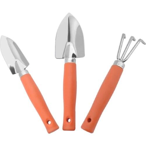 3Pcs Mini Multifunction Gardening Hand Tools Set Succulent Plants Bonsai Bucket Tools Set Wooden Handle For Flowers Potted Plant