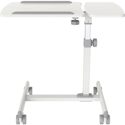 New Design 480*400MM Square Column 2 Lockable Wheels Knob Adjustable Laptop Computer Standing Desk