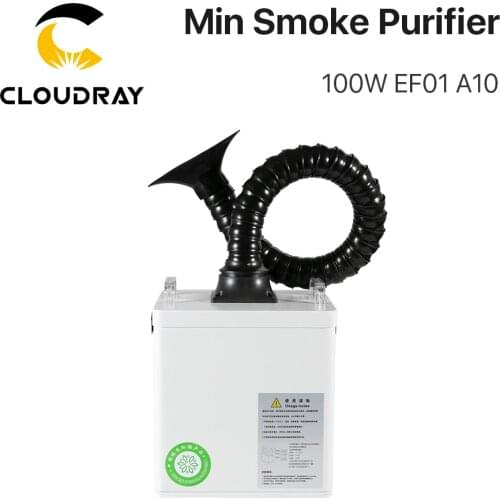 Cloudray Min Smoke Purifier 100W Laser Smoke Absorber Solder Pure 225m³/h Air Fume Extractor EF01 for Co2 Laser Machine