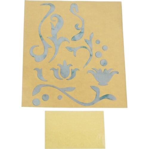 Finest Guitar Adhesive Sticker Decal Flower Pattern Musical Instrument Parts