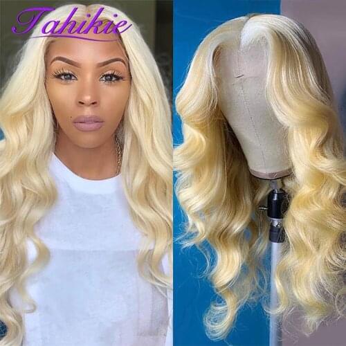 613 Lace Frontal Wig European Body Wave Lace Front Wig T Part Lace Wig Human Hair Transparent Lace Wigs 4x4 Closure Wig Tahikie