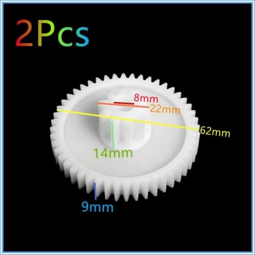 2Pc Plastic White Gear Hole 8mm For 550 Motor Children Car Electric Vehicle Electrical Equipment Supplies Motor Gear Accessorie