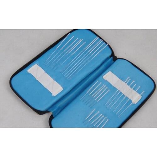 Acupuncture and moxibustion massage bag with 30 pcs reusable needle