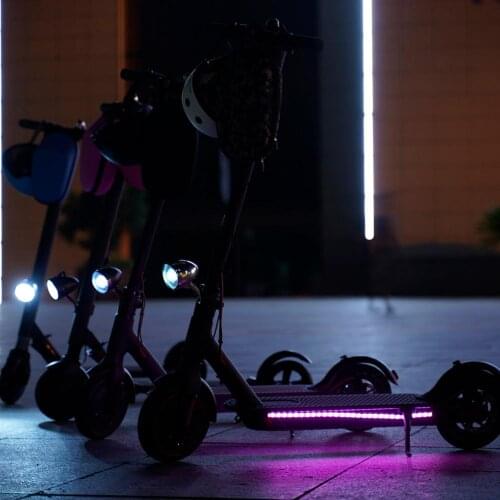 Pro LED Strip Flashlight Bar Lamp For Xiaomi Mijia M365 Electric Scooter Skateboard Night Cycling Safety Decorative Light