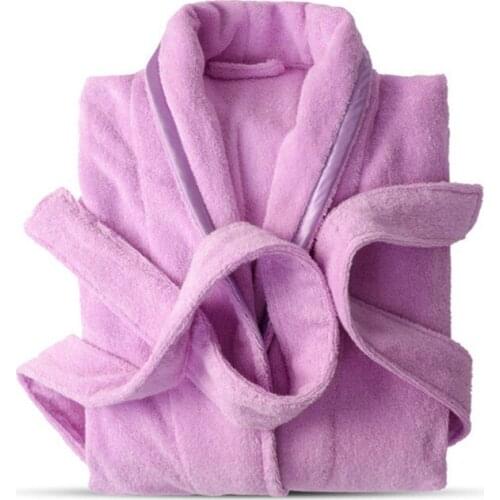 Hotel robe plus size cotton loose towel material unisex bathrobe bath warm yukata kimono winter sexy home clothes pijamas women