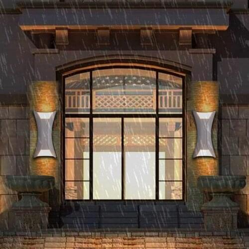 Outdoor Waterproof IP65 12W 85~265V LED Wall Light Wall Lamp Aluminum Indoor Decorated Sconce Street Wall light