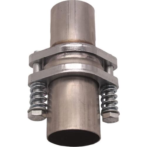 2" ID To 2" OD Universal QuickFix Exhaust Spring Bolt Flange Repair Pipe Kit SS