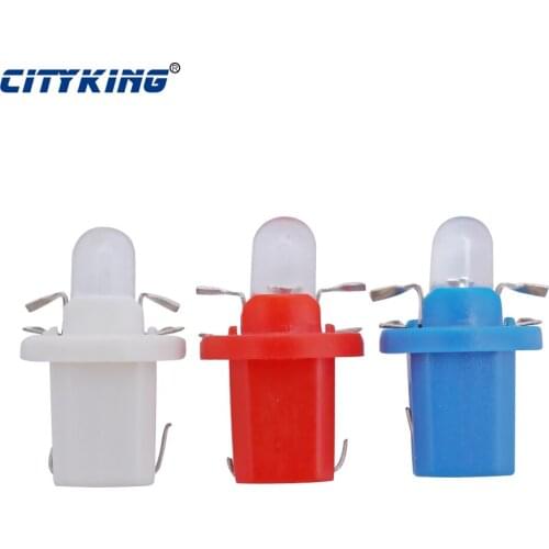 10PCS Car auto T5 led light B8.5 led Car LED light Dashboard Gauge Instrument Car Auto Side Wedge Light Lamp Bulb