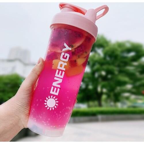500ml Large Capacity Water Bottles BPA Free Gym Fitness Drinking Bottle Outdoor Camping Cycling Hiking Sports Shaker Bottles