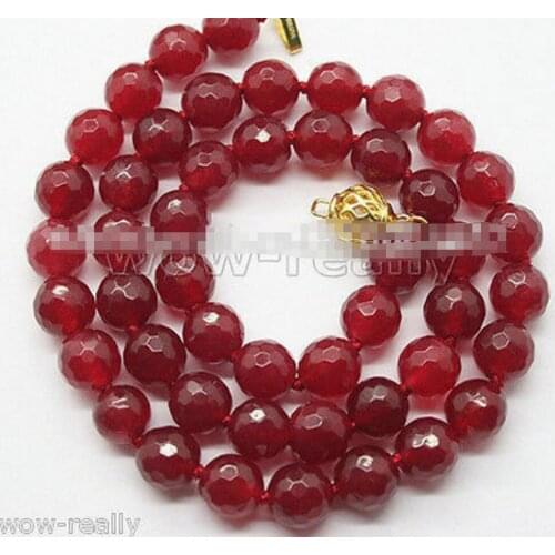 5x8mm Flat Round Abacus Blue Necklace