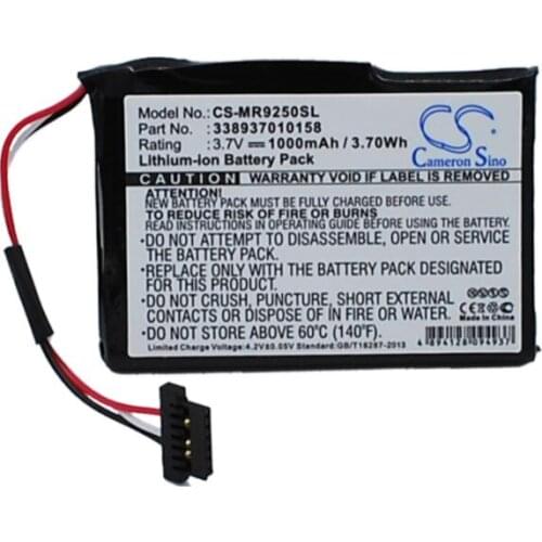 Cameron Sino 1000mAh battery for MAGELLAN RoadMate 9250 9250T-LM 9250T-LMB 338937010158 GPS, Navigator Battery