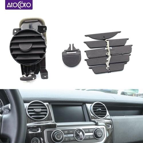 Car Front Center Console Air Conditioning Vent Bezel Grilles for Land Rover Range Rover Sport Discovery 4 LR3 LR4 Decorative