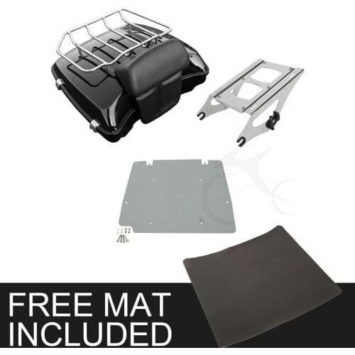 Motorcycle Razor Pack Trunk Luggage Rack Backrest For Harley Tour Pak Touring Road King Electra Glide Street Glide 2014-2019