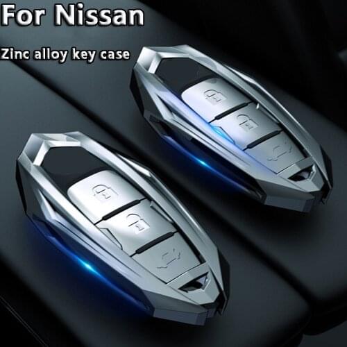 Zinc Alloy Car Key Case Cover Shell For Nissan Qashqai X-Trail kick Tiida Pathfinder Murano Note Juke Altima Sentra Car Styling