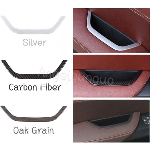 For BMW X3 F25 2014-2017 Car Accessories Inside Handle Box Frame Trim Interior Armrest Main Drive Handle Storage