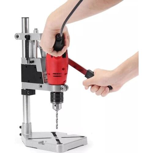 Electric Drill Bracket 400mm Drilling Holder Grinder Rack Stand Clamp Bench Press Stand Clamp Grinder for Woodworking