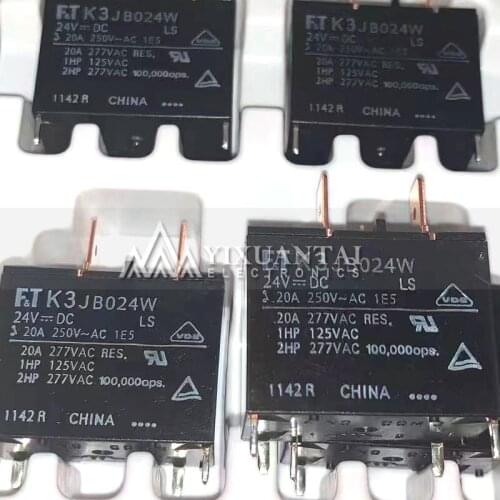 FTR-K3JB012W K3JB012W FTR-K3JB024W K3JB024W FTR-JRJB024W JRJB024W 4PINS 20A 12VDC 24VDC Power Relay
