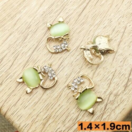 Hot Sale free shipping wholesale 1.4*1.9cm 20pcs Wedding diamond Button rhinestones Button DIY hair garment Accessories YF76