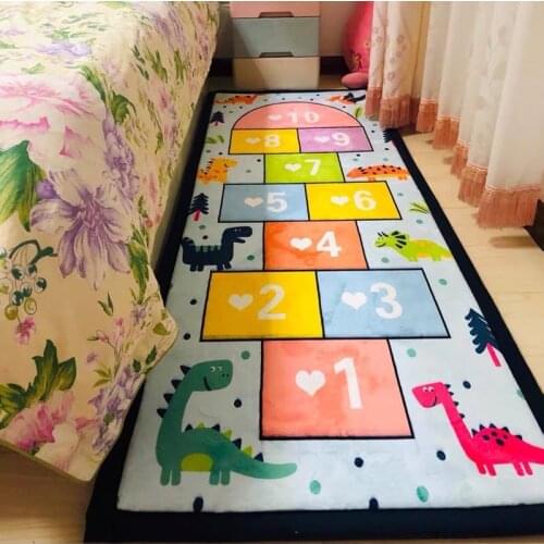 Carpet Bedroom Living Room Children Thickened Bedside Blanket Can Sleep Sit Winter Moistureproof Cool Fall Baby Crawling Mat