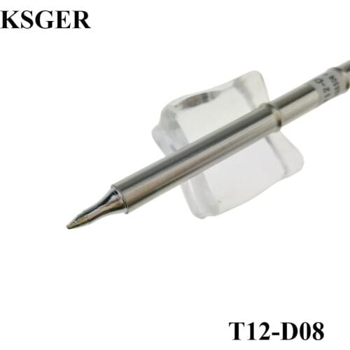 KSGER T12-D08 Electronic Soldering Iron T12 Solder Tips 220v 70W For FX-950/FX-951/FM-2028 For Soldering Station Handle